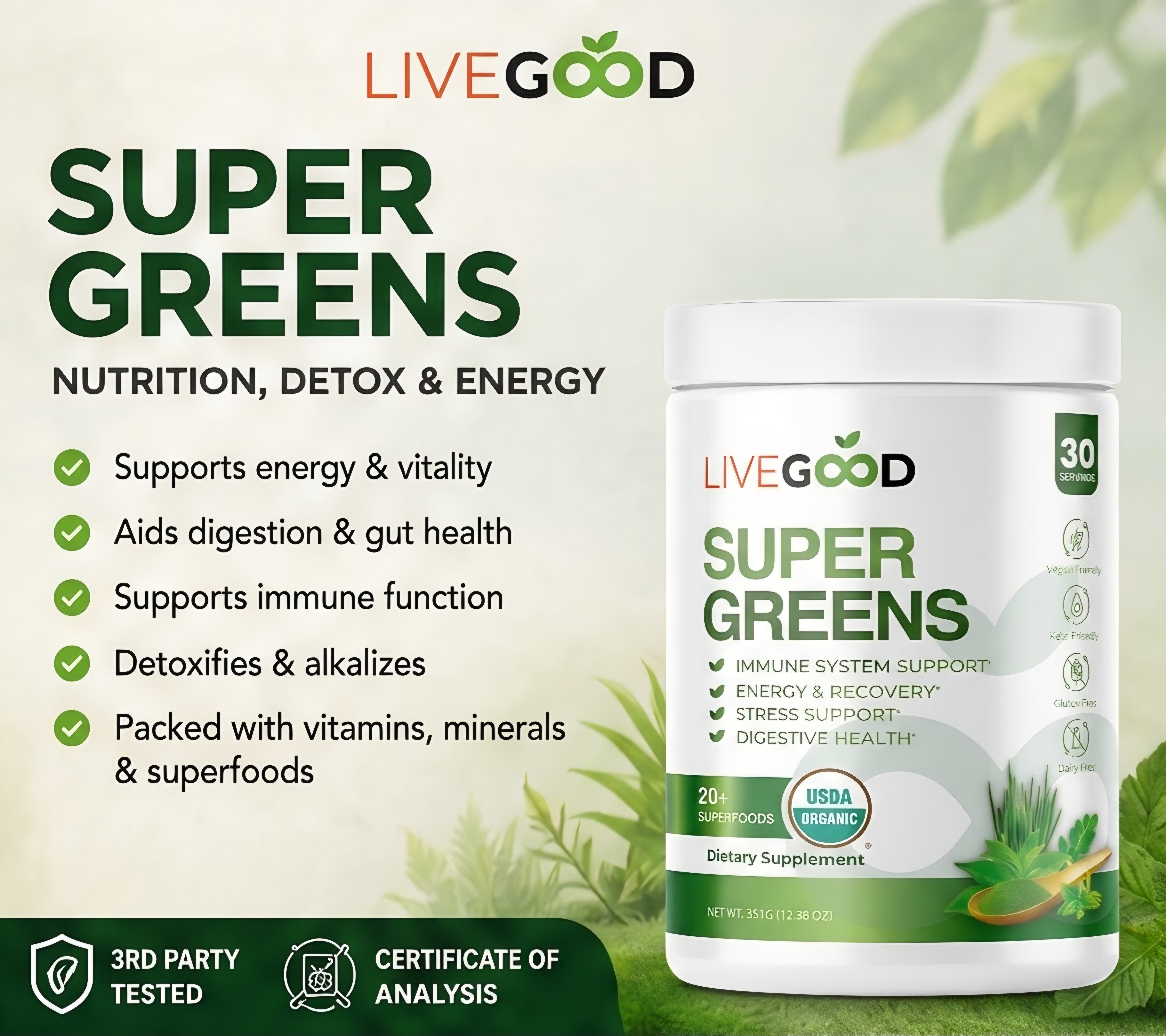 Organic Super Greens